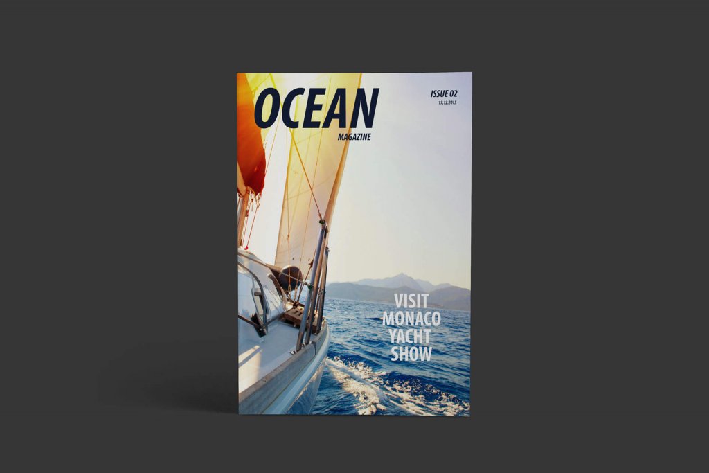 Ocean Magazine cover: visit monaco yacht show